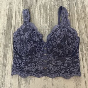 Brand NEW Victoria’s Secret VS sz 34DD lace bralette corset top